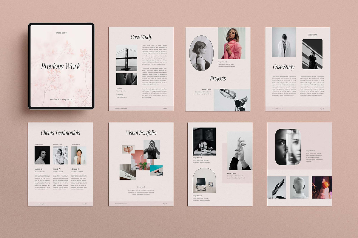 Services & Pricing Guide Template, a Magazine Template by Sierra Creative Studio (Photo 6 of 13)