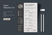 Resume/CV, a Resume Template by SlideCo (Thumbnail 1 of 4)