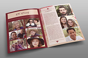 Vintage Rose Funeral Program, a Brochure Template by Royallove (Thumbnail 4 of 5)