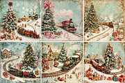 Showcasing Nostalgic Train, a Background Graphic by Printable Treasure (Thumbnail 2 of 2)