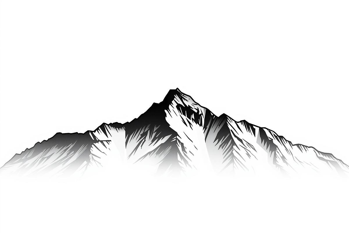 12 Pine Forest & Mountain Scenes, an Illustration by musafir_fashion (Photo 10 of 13)