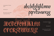 Rosezy Striking Blackletter Font, a Blackletter Font by infernostudio3 (Thumbnail 8 of 10)