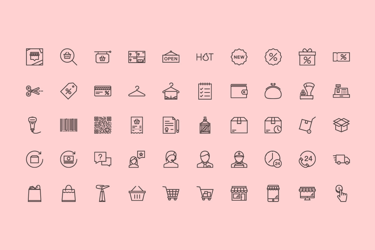 The Shop Icons 100 preview 3