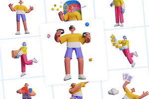 E-Commerce 3D Character