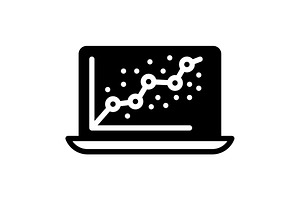 Correlation connection solid icon, a Solid Icon by Creative priyanka