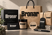 Bronar — Bold Condensed Display Font, a Script Font by Wow Magic (Thumbnail 4 of 5)