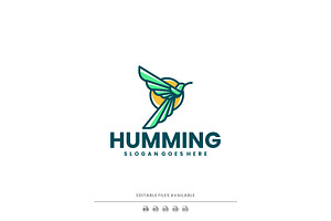 Mascot Humming Bird Logo Design, a Branding & Logo Template by Artnivora.Std