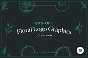 Floral Logo Graphics Bundle, a Decorative Illustration by Kin Design (Thumbnail 2 of 11)
