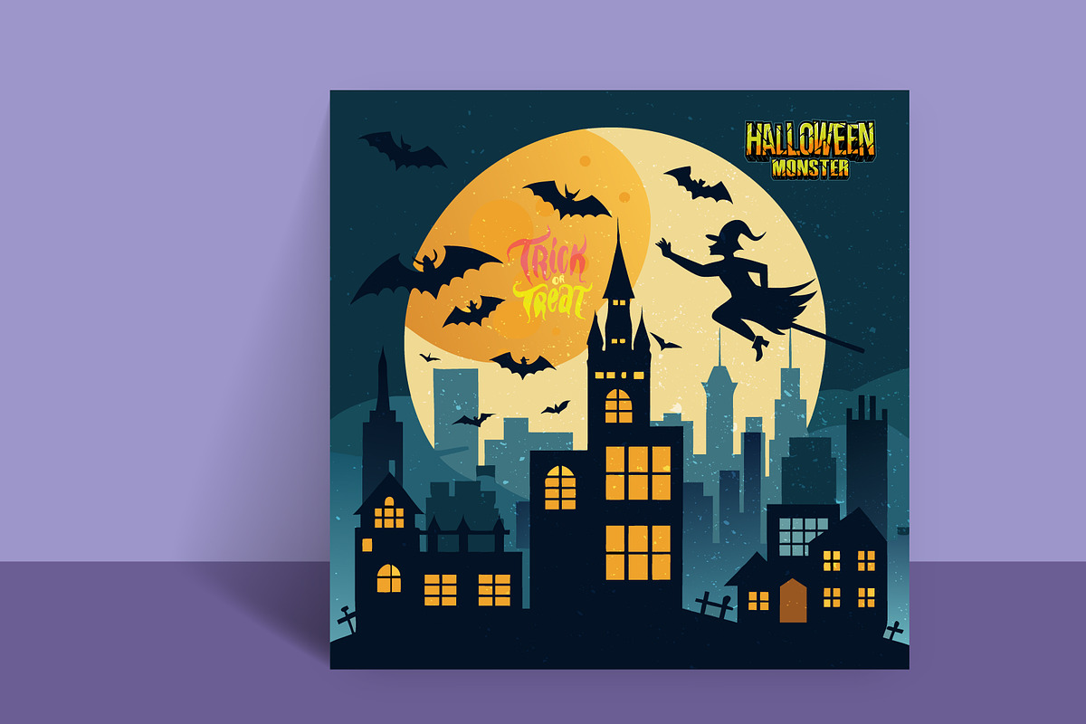 Halloween horror night banner set, a Poster Template by hkmonir (Photo 1 of 4)