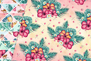 Cute Parrots Digital Papers, a Pattern Graphic by Phantasia Design (Thumbnail 7 of 7)