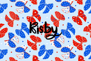 4th Of July Coquette Bows Seamless, a Pattern Graphic by KisbyArt (Thumbnail 1 of 3)