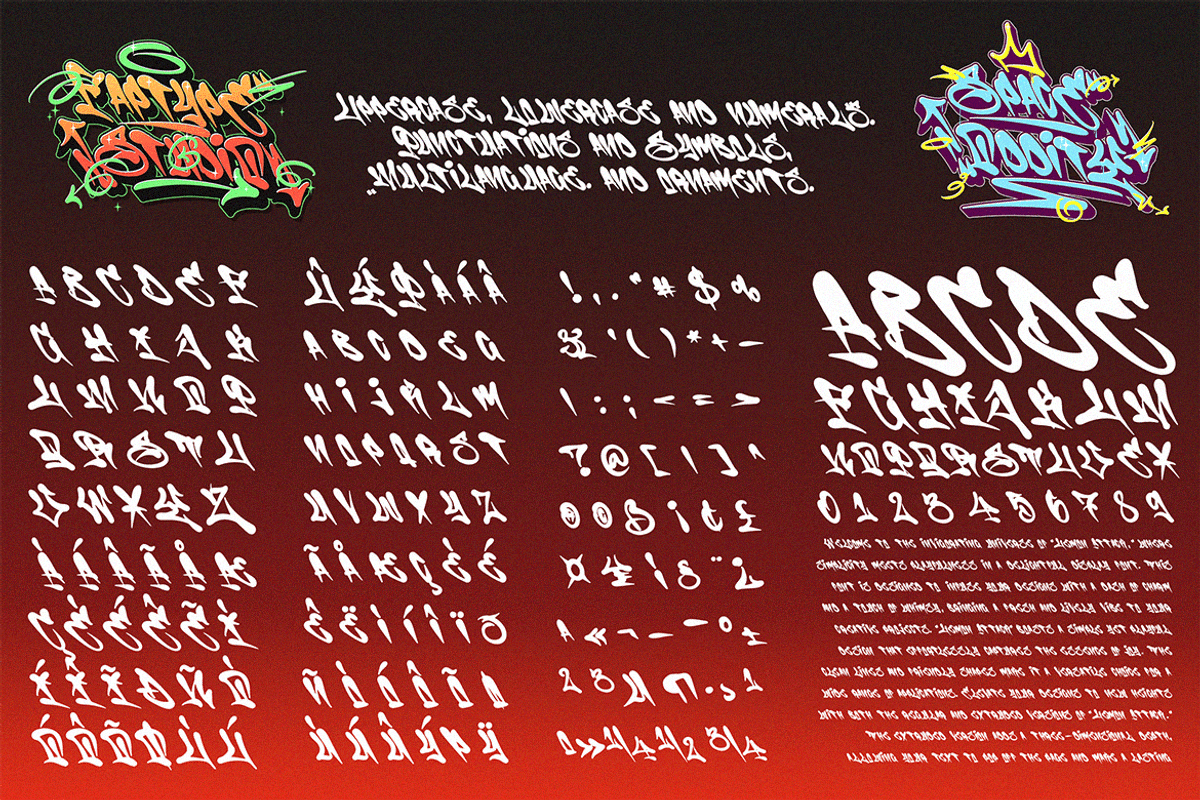 Space Oddity | Music Graffiti Font, a Blackletter Font by Ardana Creative (Photo 12 of 13)
