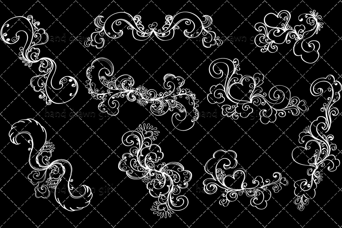 Decorative Hand Drawn Elements preview 3