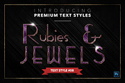 Rubies & Jewels #3 - 20 Text Styles, a Layer Style Add-On by Jonas Stensgaard (Thumbnail 9 of 23)