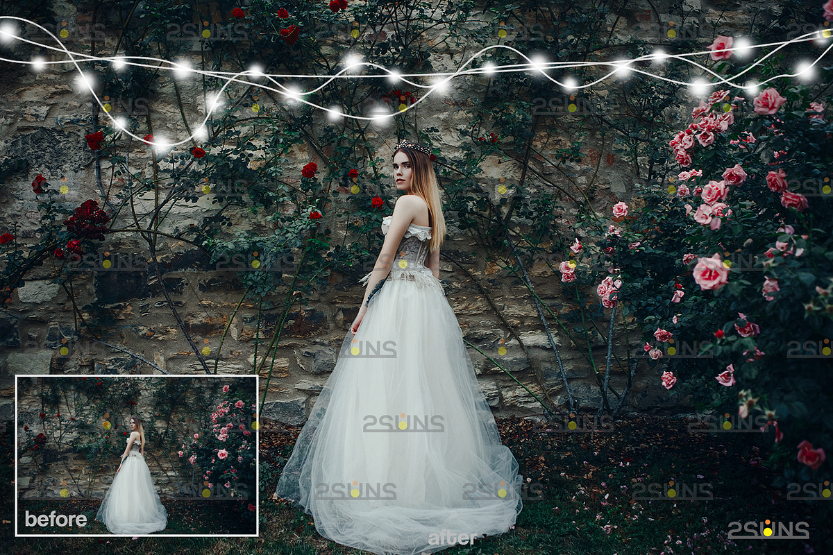 String light Photoshop overlay