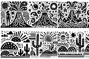 Vintage Flowers Folk Art, a Decorative Illustration by devastd (Thumbnail 9 of 28)