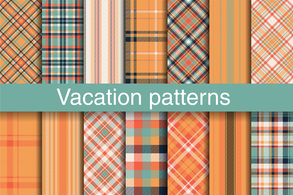 #58 Vacation Summer Patterns, a Pattern Graphic by Plaid4You (Photo 1 of 9)