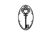 Vintage Key Frame SVG Bundle, an Illustration by Gaye Art (Thumbnail 10 of 31)