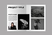 Portfolio Black & White Template, a Marketing Template by Slide_Genius1 (Thumbnail 3 of 5)