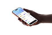 24 iPhone 17 Pro in Hand Mockups, an iPhone Mockup by Asylab (Thumbnail 44 of 107)