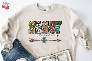 Sassy Lil Thang Western Sublimation