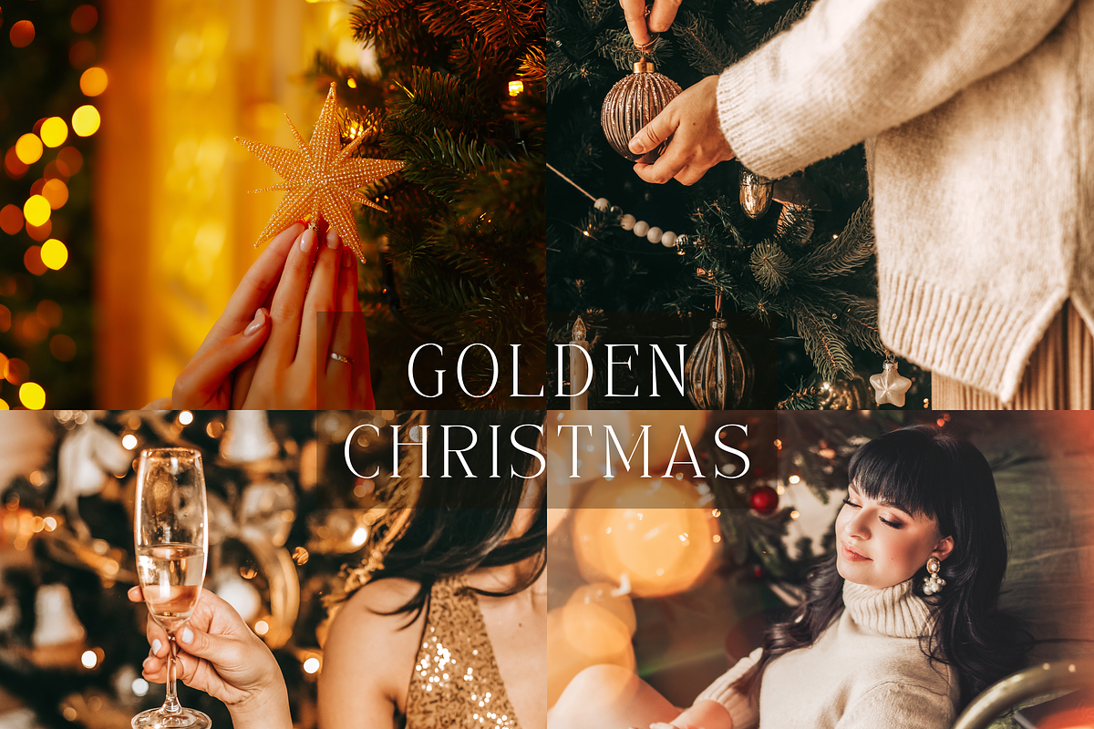 14 Golden Christmas Lightroom Preset, a Preset Add-On by RamsaGraphi (Photo 1 of 10)
