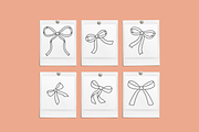 Bows Vector Illustrations, a Decorative Illustration by Emma Webb Studio (Thumbnail 5 of 5)