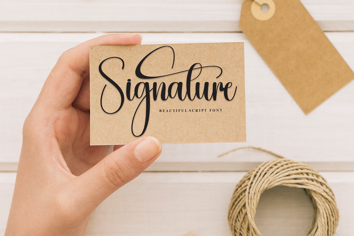 Homestay | Script Font, a Handwritten Font by Scratchones (Photo 5 of 9)