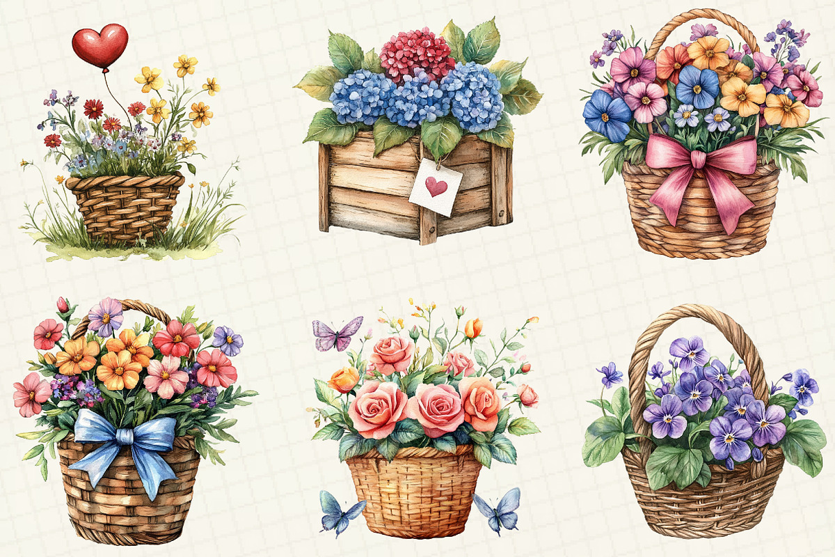 Happy Mother's Day Clipart, an Illustration by OK Design (Photo 5 of 5)