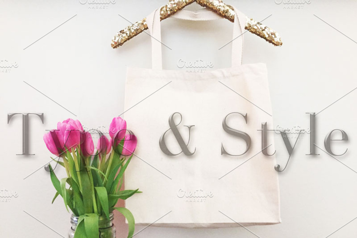 Tote Bag Styled Stock Photo Bundle, a Product Mockup by Type & Style (Photo 3 of 4)