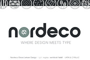 Nordeco Cyrillic Bold, a Sans Serif Font by Leksen Design (Thumbnail 2 of 7)