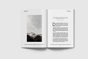 A5 Minimal Magazine Template III, a Magazine Template by Uloel Design (Thumbnail 3 of 12)