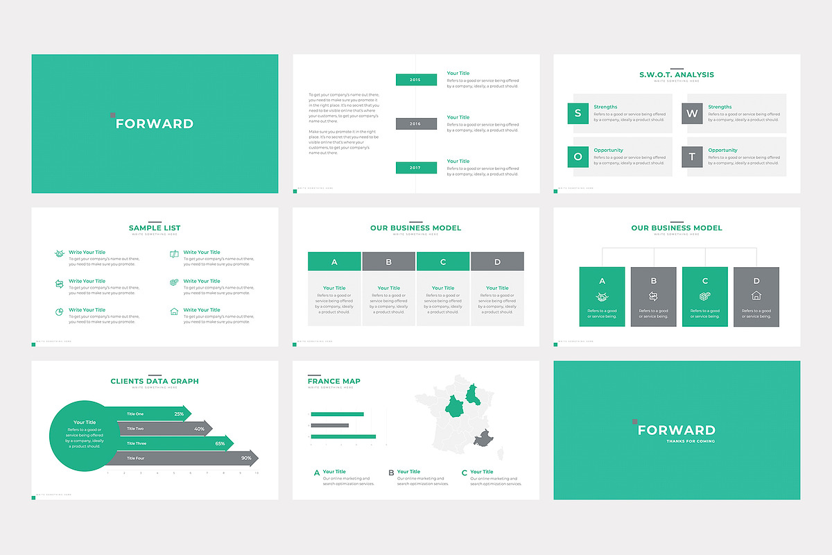 Forward Business Google Slides, a Presentation Template by slidequest (Photo 10 of 16)