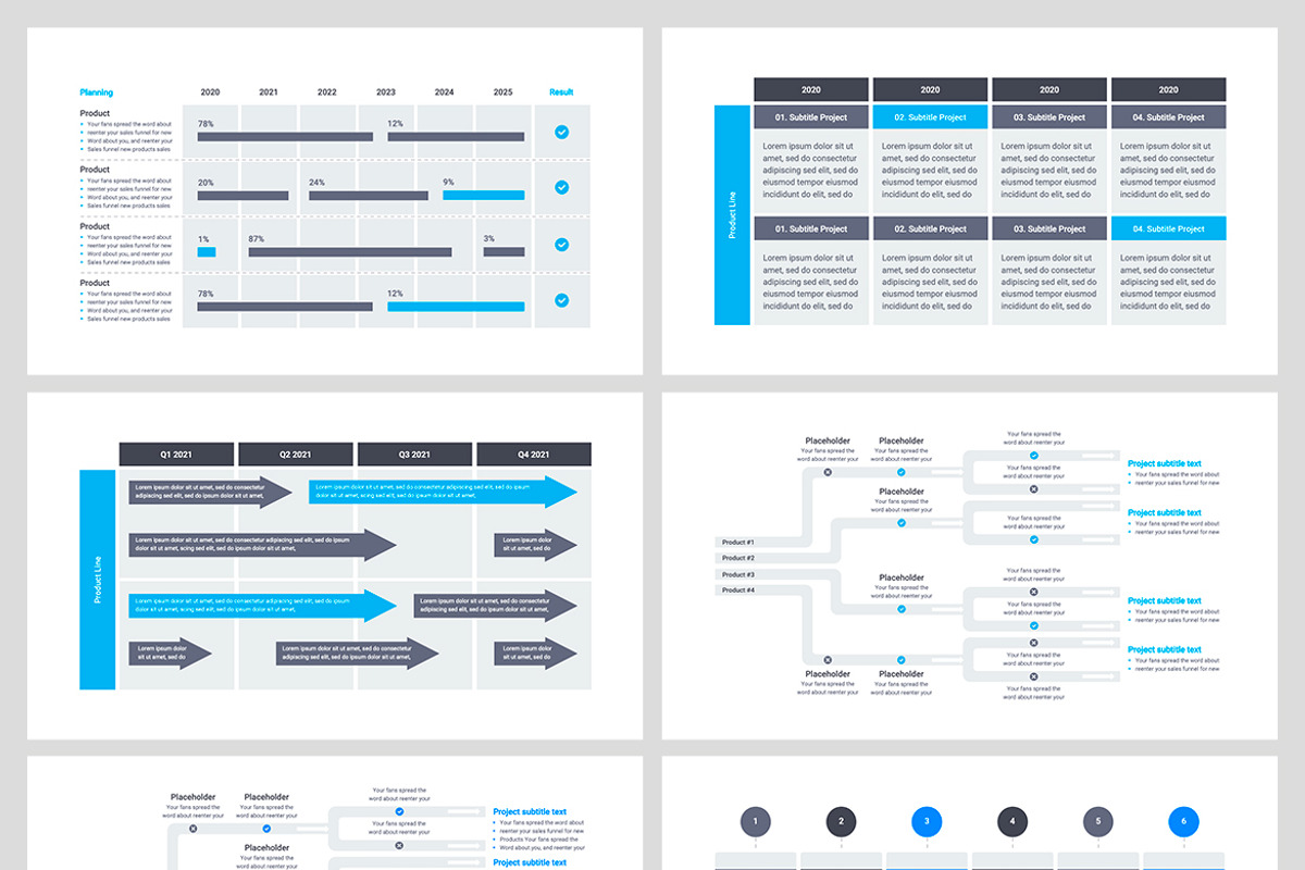 Product Roadmap Google Slides, a Presentation Template by HiSlide.io