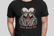 Couple Love Graphic T-shirt Design, a Stationery Template by MightyDesign (Thumbnail 2 of 6)