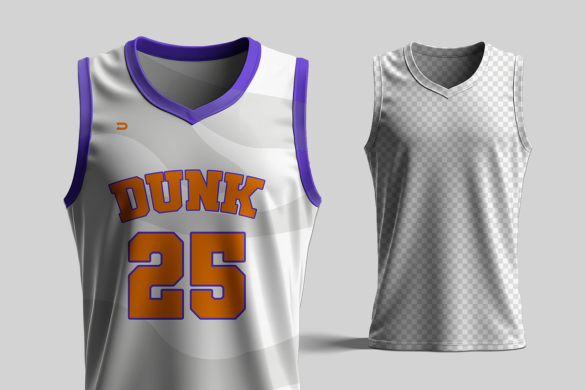Dunk-Basketball Jersey+Shorts Mockup, a Shirt Mockup by Mocktopia (Photo 10 of 10)