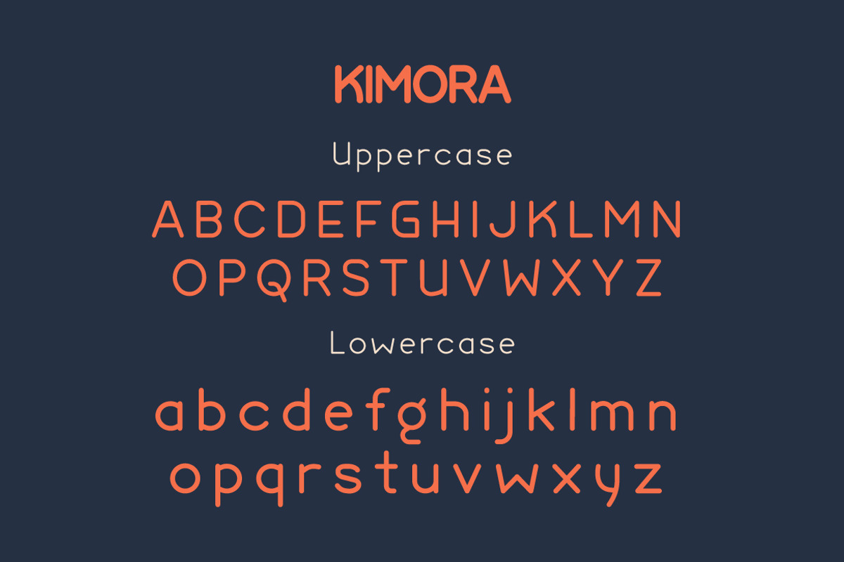 Kimora, a Sans Serif Font by twinstd (Photo 9 of 11)