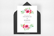 Watercolor Floral Wedding Suite, an Invitation Template by Azka Creative (Thumbnail 4 of 5)