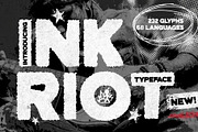 Inkriot Typeface, a Sans Serif Font by HipFonts (Thumbnail 1 of 7)