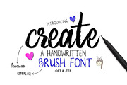 Create Brush Font, a Script Font by besomebunny (Thumbnail 1 of 6)