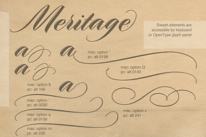 Meritage Script