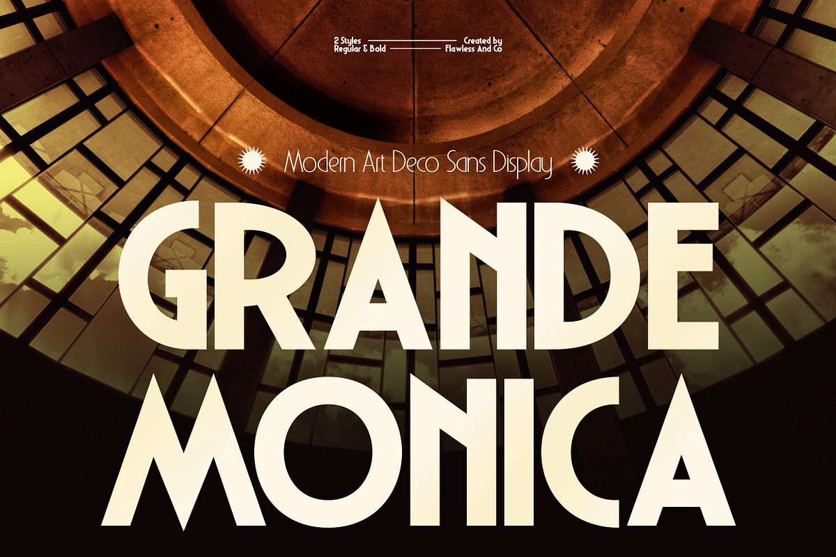 Grande Monica - Display Sans Serif F, a Sans Serif Font by Flawless And Co (Photo 1 of 10)