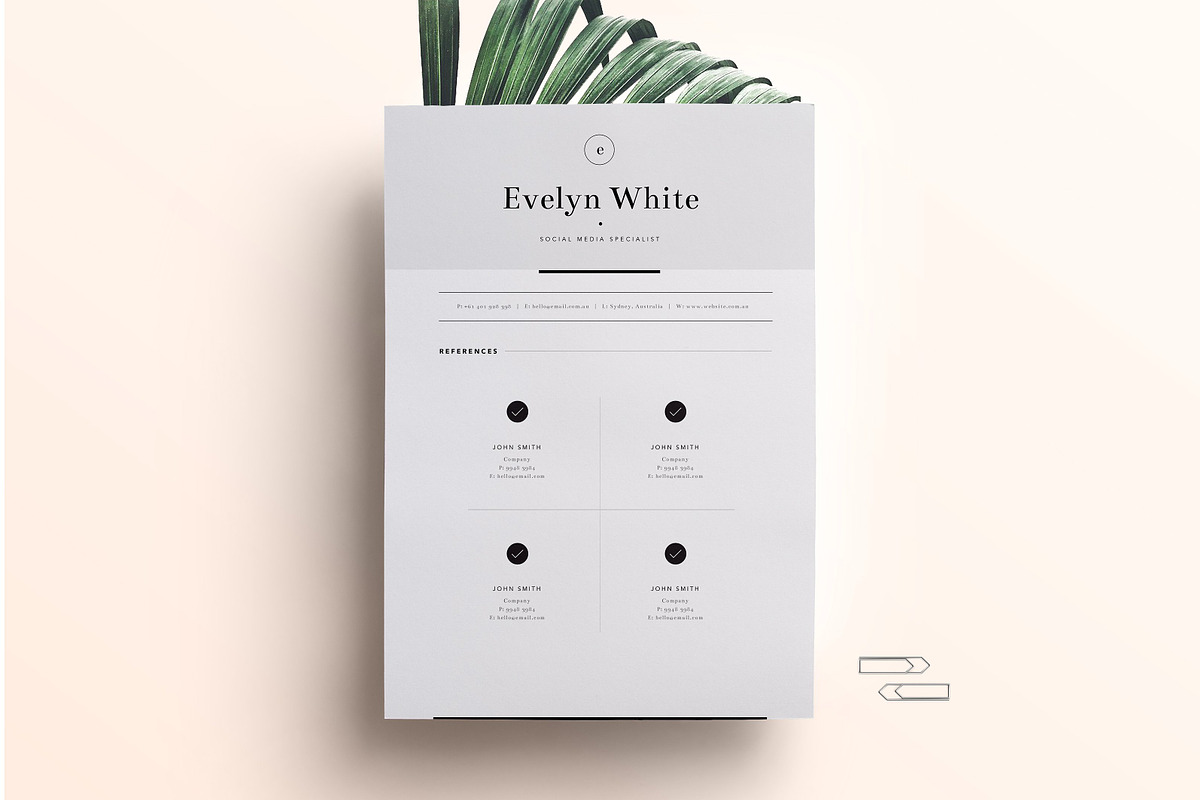 Resume Template 4 Page | CV Template, a Resume Template by The Template Depot (Photo 4 of 6)