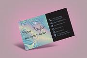 Holographic Business Card Design, a Business Card Template by Kseniya-Omega (Thumbnail 4 of 4)