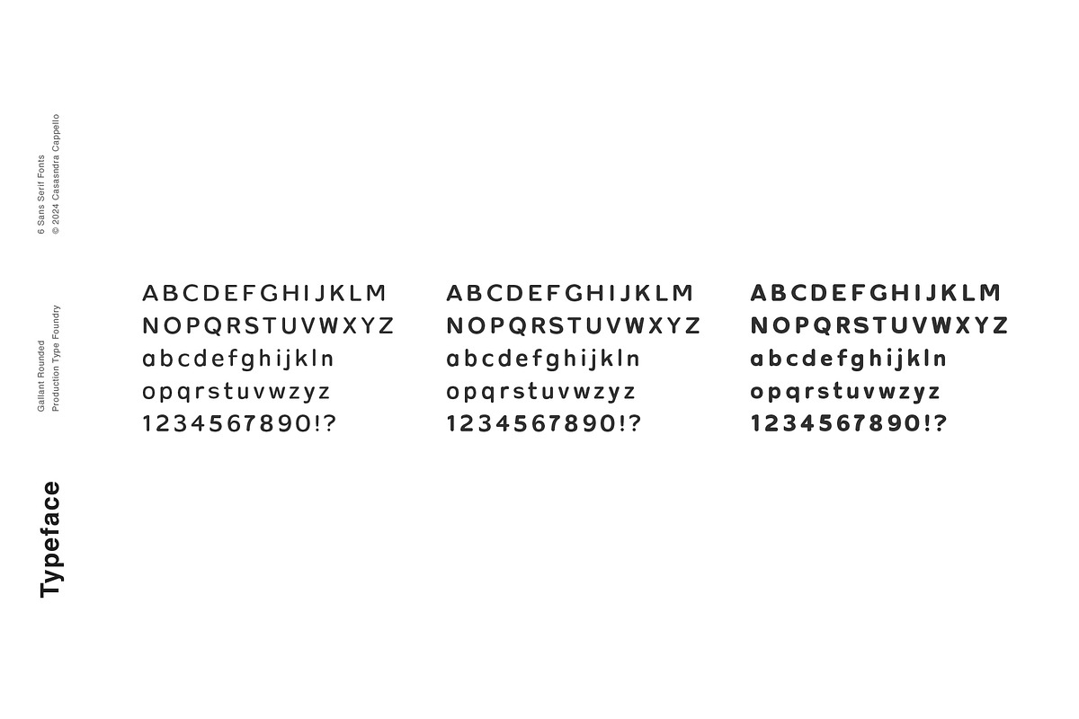 Gallant Rounded - Geometric Typeface, a Sans Serif Font by Cassandra Cappello (Photo 5 of 6)