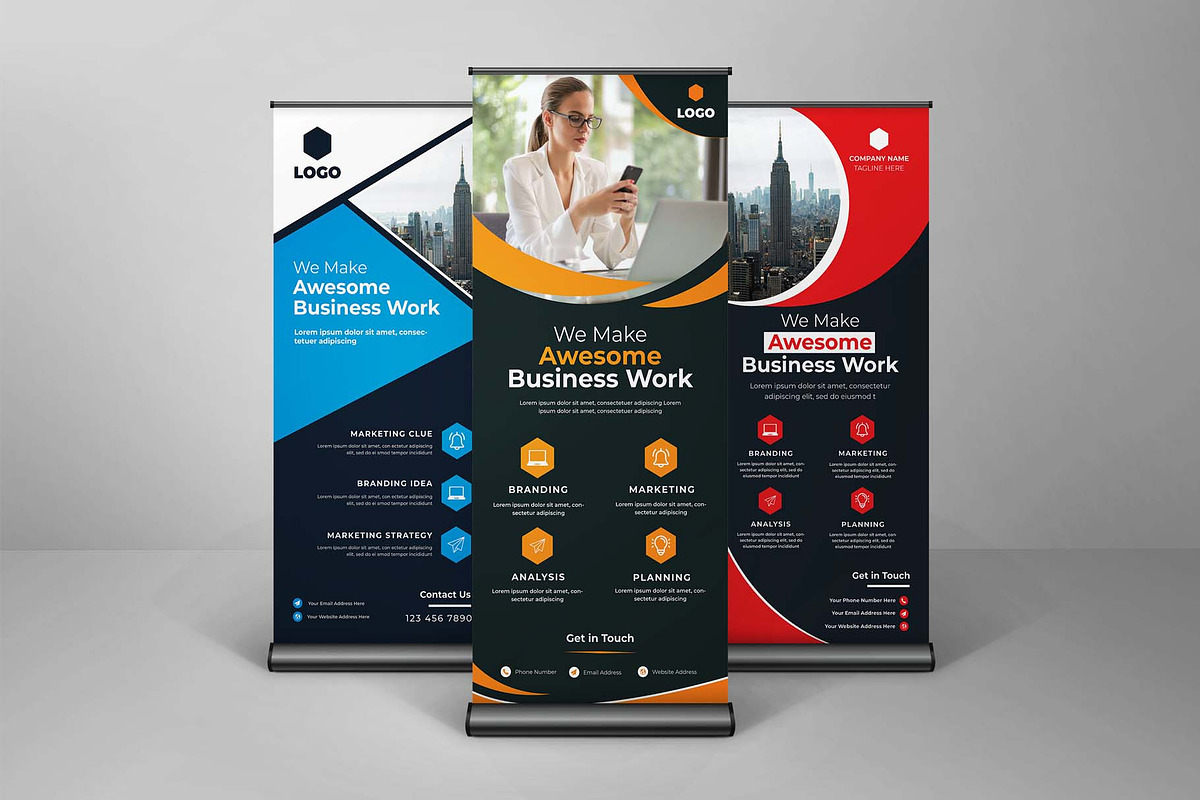 Corporate Roll Up Banner Template, a Flyer Template by nandinigraphics (Photo 1 of 4)