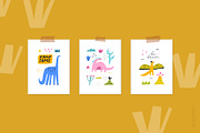 Dinosaur island - 250+ elements, an Animal Illustration by Olia (Thumbnail 8 of 12)