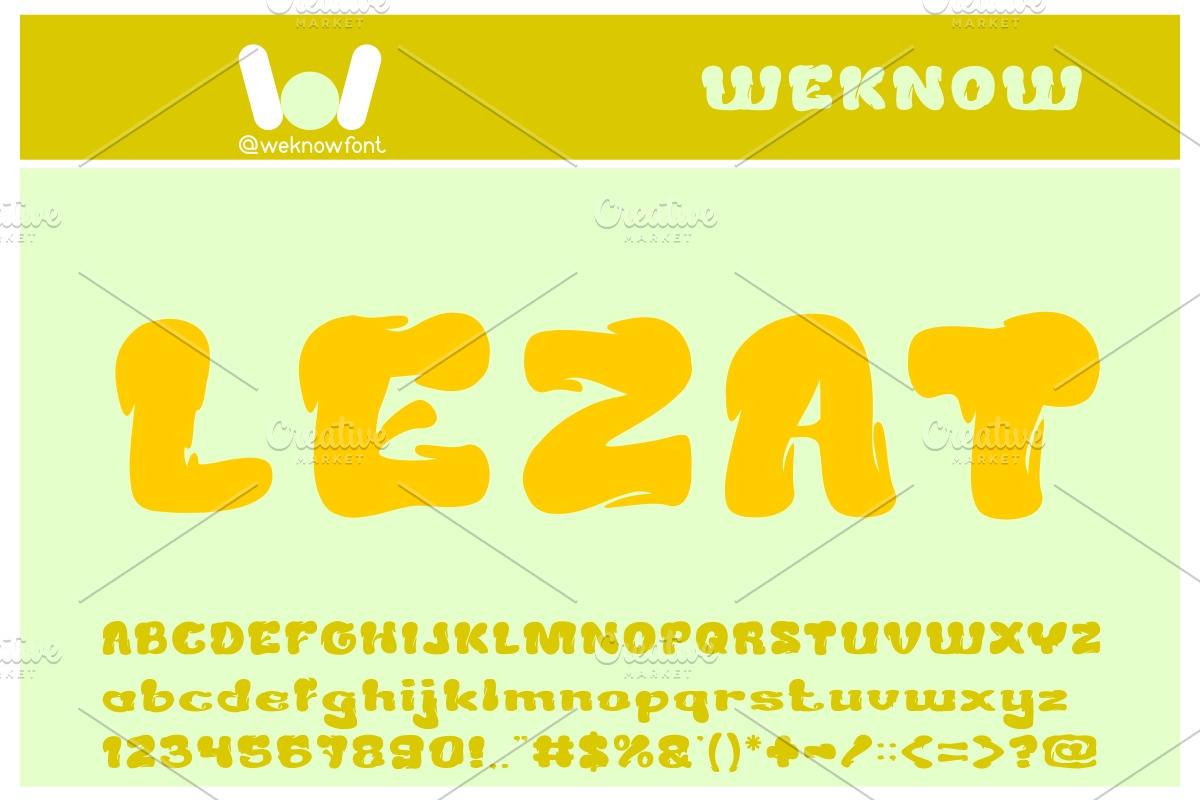 creamy butter font, a Font by weknow (Photo 5 of 5)