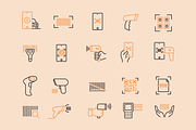 20 Barcode Scanner Icons, an Icon by Creative VIP (Thumbnail 2 of 5)
