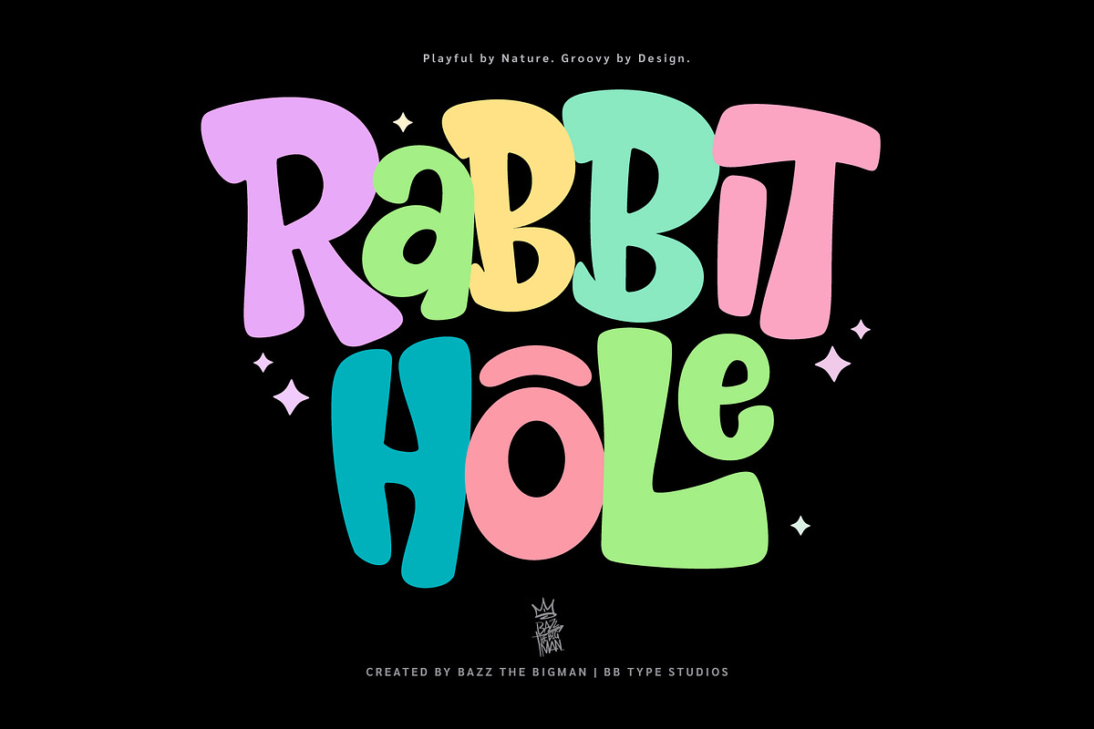 Rabbit Hole, a Sans Serif Font by BBtypeStudios (Photo 1 of 16)